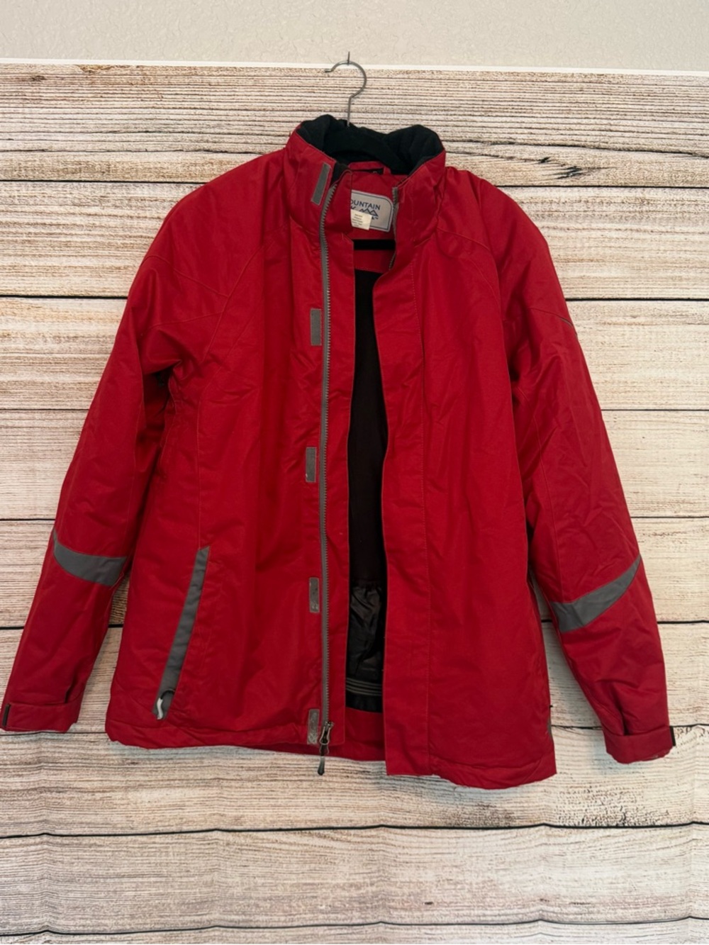 Mountain Tek Red Insulated Ski Snow Jacket Size Small Men’s